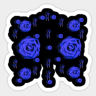 ROSE FIELD WITH SHADE Sticker